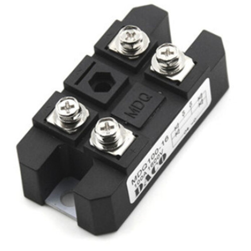 2X Rectifier Module MDQ100A/1600V Single-Phase Module Current Foot Single-Phase Charger Rectifier Bridge Module 1