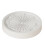 Round Flower Pot Trays with Wheels: Thickened Plastic, Swivel Casters White 2