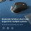 Mouse Wireless Mouse  5.0 Mouse Ottico Portatile Wireless 2.4G Mouse Ergonomico per Computer Destro Nero 1