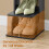 7-Tier Shoe Rack - Metal - Black - Slim Corner Design with Hooks 3