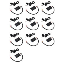 10X Radio Audio Adapter AUX Cable Microphone Handsfree Music Interface Disc Box for Camry RAV4