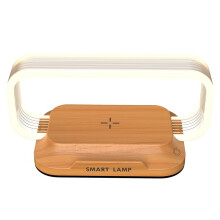 LED Night Light Wireless Charging Stand Desktop Light Phone Holder Base, Suitable for Wireless Charging Phones.