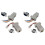 20Pcs DB9 to RJ45 Modular Adapter, DB9 to RJ45 Female Jack Ethernet Adapter 1
