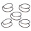 N078434 Springs for 20V  Impact Driver DCF885 DCF886 DC825-16Pcs 3