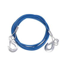 Car Tow Rope Auto Pull Roped Steel Wire Tow Ropd Traction Roping Trailer Pulls Rope with Hooks Car Emergency Tool B