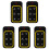 5X 8CH Multi Frequency Garage Door Remote Control 270-868MHZ RF Copy Remote Control Automatically Identify Yellow 1