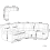 Beliani Manual Recliner Corner Sofa ROKKE Fabric Off-White Light Beige Left Hand 3