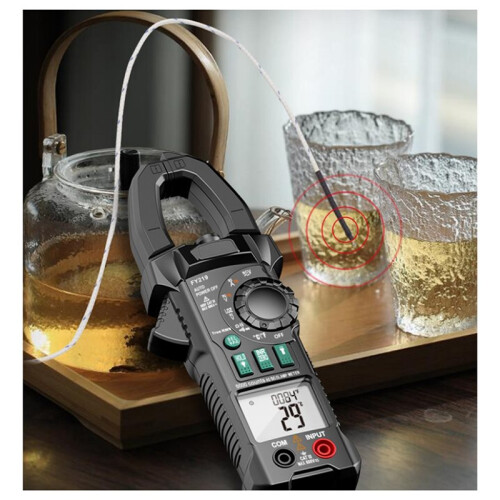 FUYI Digital Clamp Meter Multimeter with Auto-Ranging, Amp Tester, and Inrush Current Detection 2