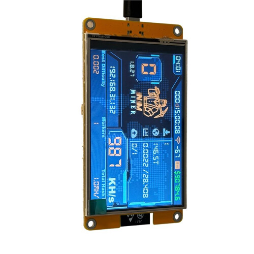 Placa-Mãe ESP32 para Mineração Criptomoedas, Bitcoin e Loteria, com Tela Inteligente 4 Polegadas e 987KH/S (NMMiner NerdMiner), Ideal para Uso 2