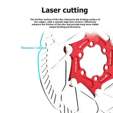 Bicycle Brake Disc MTB Bike Disc 140MM Bike Disc Brake Rotor Heat Dissipation Bicycle Floating Rotor for Road MTB C