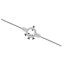 Adjustable Round Die Handle Wrench for M18-M20 Threading, Heavy Duty Tool Steel Construction