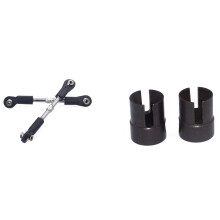 1set 8228 Steel Driving Gear Connecting Cup for 1/8 Zd Racing 9116 9020 9021 & 2Pcs 8124 Metal 75-85mm Steering Rod