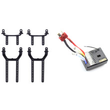 Car Spare Parts Receiver Receiving Board Circuit Board ESC with 4Pcs K989-50 K989-51 Front & Rear Car Shell Column