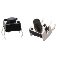 120 Pcs Momentary Right Angle Tactile Tact Push Button , 100 Pcs 6X6X4.5mm & 20 Pcs 6 X 6 X 8mm