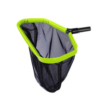 Rede de Skimmer de Piscina Atualizada, Rede Profissional de Folhas de Piscina de Malha Ultrafina para Limpeza com Saco de Lixo Profundo de Camada