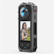 Cage de protection pour X5, cadre d'extension en alliage d'aluminium avec fixation pour griffe flash, accessoire photo gris