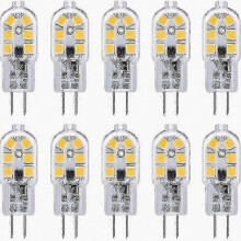LED G4 lamp 12V 2W koel wit 6000K halogeenvervanger AC/DC verpakking van 6 stuks voor huisverlichting
