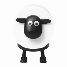 Decorative Sheep-Shaped Toilet Paper Holder Plastic Tissue Dispenser for Bathroom, Home, Office, Hotel Decor