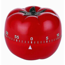 Mechanischer Küchentimer, 60-Minuten-Pomodoro-Countdown-Timer für Zuhause, Büro und Arbeitszimmer