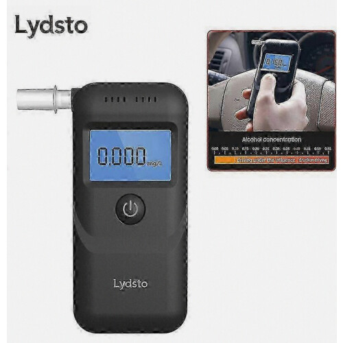 Etilometro digitale ad alta precisione con display LCD, portatile per la sicurezza alla guida e per uso personale. 1