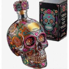 Vintage Totenkopf-Glasflasche – Kreativer Likörbehälter für Bar, Zuhause, Party – Dekoration