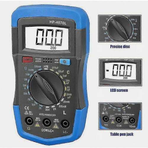 RLC Meter for Inductance, Capacitance, Resistance, Ohm Measurement, Multimeter and Electronic Component Tester for Circu 1