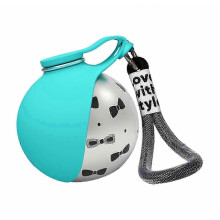 Portable Pet Water Bottle with Detachable Bowl, Leakproof Water Container for Dogs and Cats, Travel Use, Multicolor