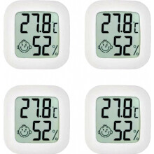 4er-Pack digitales Thermometer und Hygrometer für den Innenbereich, intelligenter Temperatur- und Feuchtigkeitsmonitor für Ihr Zuhause