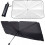Car Windshield Sunshade, Foldable Front Window Sun Visor, UV Protection, Heat Insulation, Compact Storage 1