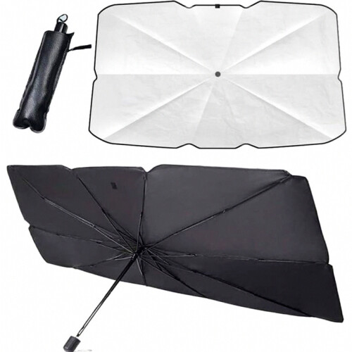 Car Windshield Sunshade, Foldable Front Window Sun Visor, UV Protection, Heat Insulation, Compact Storage