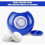 Floating Chlorine Diffuser for Pool, Adjustable Tablet Dispenser with 0-50C Thermometer, for 1" Tablets, 20-25 Tablet C 2