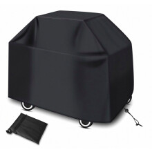Barbecue Grill Cover, Waterproof Outdoor BBQ Cover, UV and Wind Resistant, Durable Protection for Plancha, 147 x 61 x 11