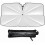 Foldable Car Windshield Sun Shade, Front Windshield Sun Shade, 360 Degree Adjustable Flexible Rod 1