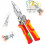 Automatic Wire Stripping Pliers, 9-in-1 Multifunction Electrician Tool with Cutting Function, Durable Hand Tool for Elec 1