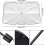 Car Windshield Sunshade, Foldable Front Window Sun Visor, UV Protection, Heat Insulation, Compact Storage 4