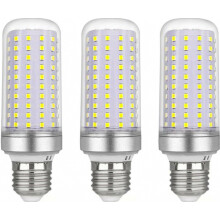 E27 LED Corn Bulb 30W AC175-265V Cool White 6000K 2500LM Non Dimmable Equivalent to 300W Halogen Pack of 3