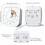 Rainbow Countdown Timer, 60 Minute Visual Timer with Built-In Protection, for Home, Classroom and Study Use 4