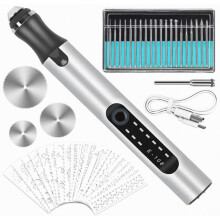Elektrischer Gravierstift, USB-wiederaufladbares Multifunktions-Mini-Gravierwerkzeug für Holz, Metall und Glas