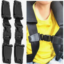2er-Pack Autositzgurtclips, Sicherheits-Brustclips für Babys, verstellbarer Autositzgurt-Schnallenhalter