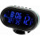 Digital Car Thermometer Clock, Electronic Vehicle Voltage Gauge with Dual Temperature Display, Automatic Dashboard Meter 1