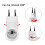 E27 Wireless Switch Wall Kitchen Light Socket AC 230V LED Bulb Holder Spot Lamp 2 Pack No Bulb 2