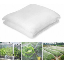 Insektennetz 2,5 x 10 m, transparent, ultrafeinmaschig, UV-stabilisiert, für den Gartenschutz