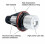 2 Pcs LED Angel Eyes Marker Lights for 5 6 7 Series E39 E60 E63 E65 E87 Car Exterior Styling 2