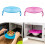 Round Steaming Rack, Double Layer Plastic Steam Tray Support, Multifunctional Baking Tray Holder, 2 Tier Design 2