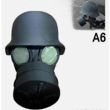 Copertura per gancio di traino con elmetto in acciaio e maschera antigas, protezione per tubo ricevitore stampata in 3D, resistente all