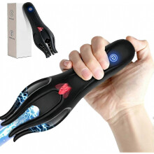 Dispositivo per terapia a onde d'urto per uomo, ricaricabile e impermeabile, pratico, resistente, regalo ideale per la cura di sé.