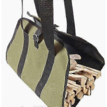Sac de transport de bûches en tissu Oxford 600D, résistant à l'eau et muni de poignées pour le camping