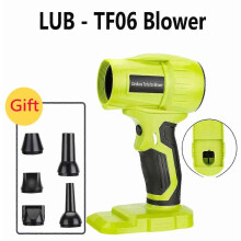 210W Cordless Jobsite Leaf Blower, 18V Turbo Jet Fan, Lightweight Handheld Electric Blower for Yard, Patio and Garage Cl