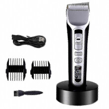 Elektrische tondeuse voor mannen, haarknipapparaat voor thuisgebruik, schuine kop, trimmen in salonstijl voor thuisgebruik