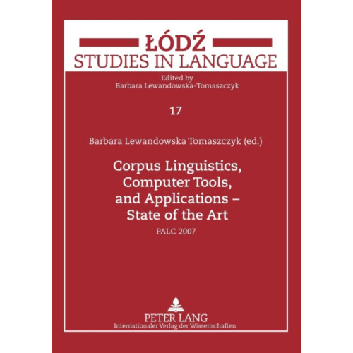 Corpus Linguistics Computer Tools and Applications State of the Art PA